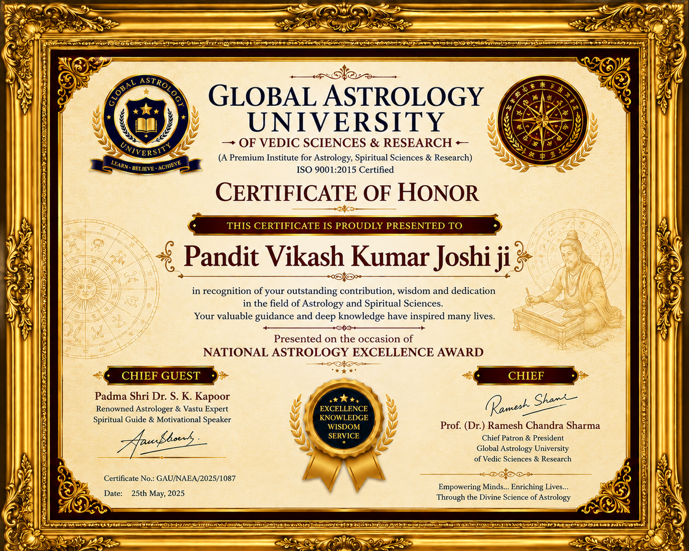 Astrologer Pandit Vikash Kumar Joshi Ji