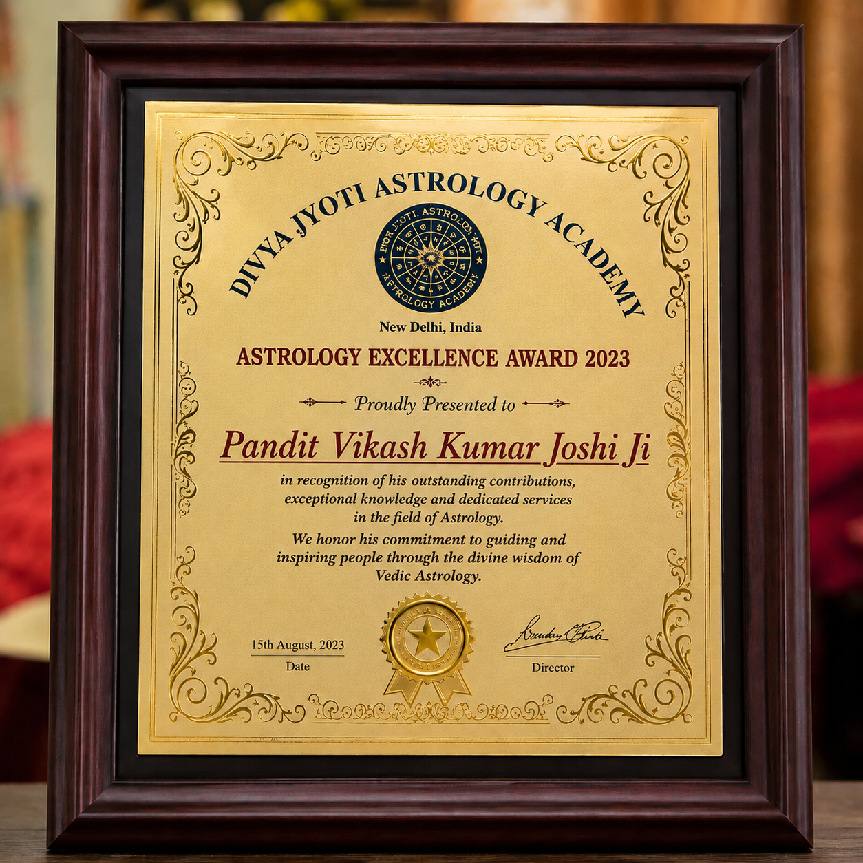 Astrologer Pandit Vikash Kumar Joshi Ji