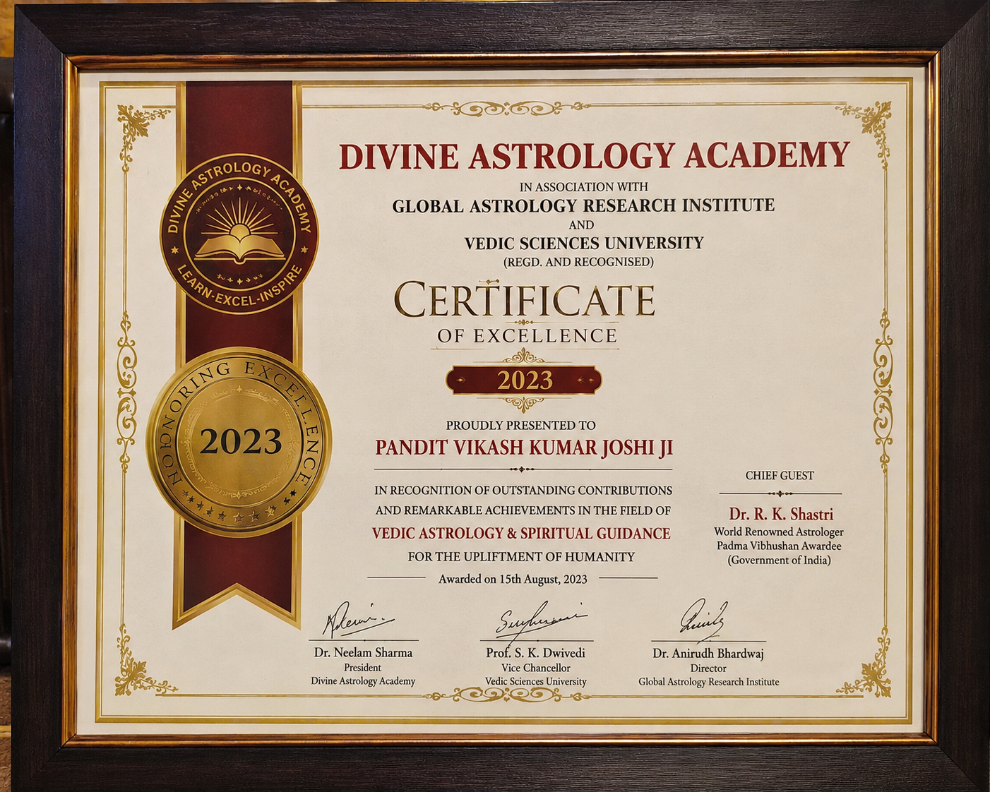 Astrologer Pandit Vikash Kumar Joshi Ji